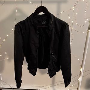 Satin bomber